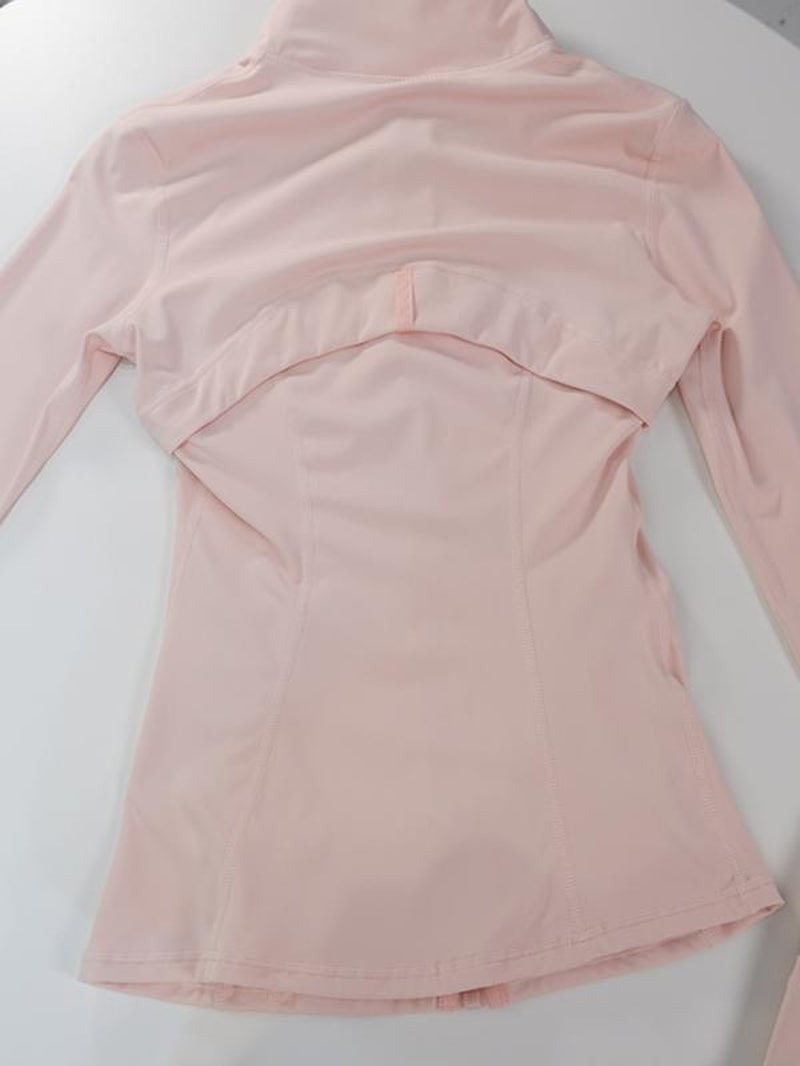 Yoga Suit Gold Zipper Version Women'S Yoga Jacket, Sports Stand up Collar Jacket, Fitness Slim Fit and Slimming Top