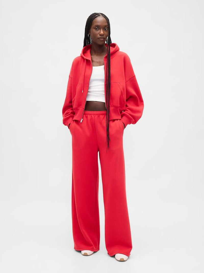 Gap Women'S Vintagesoft Baggy Wide-Leg Sweatpants
