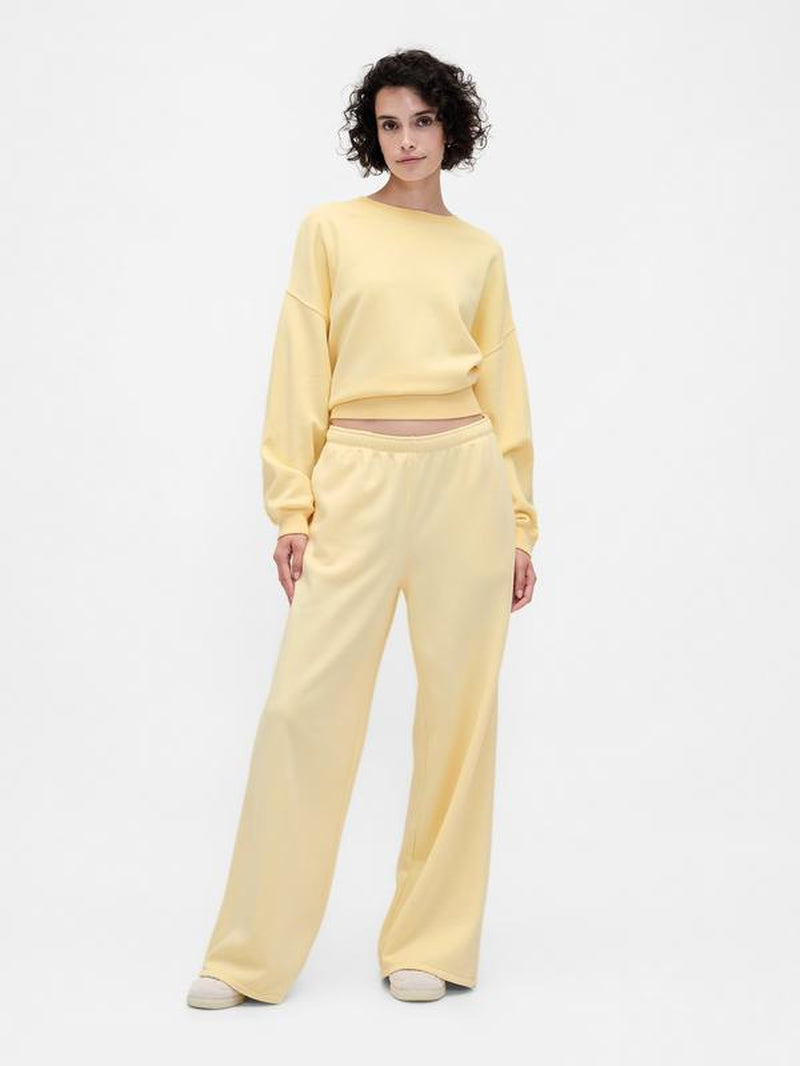 Gap Women'S Vintagesoft Baggy Wide-Leg Sweatpants
