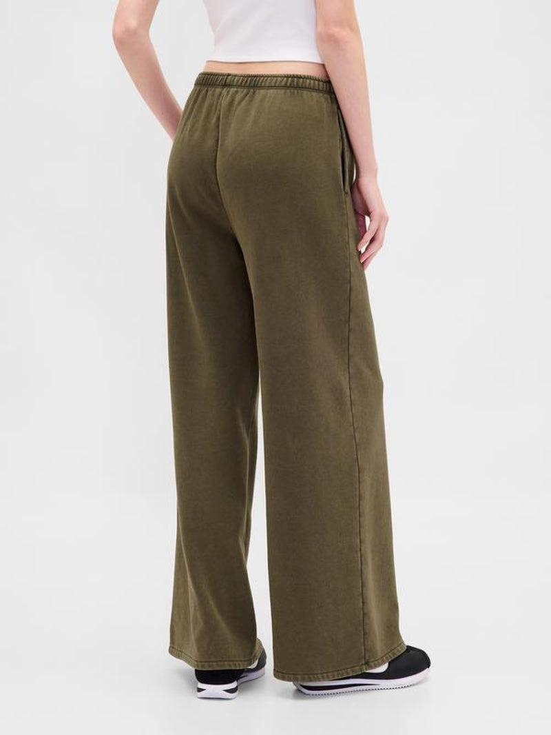 Gap Women'S Vintagesoft Baggy Wide-Leg Sweatpants