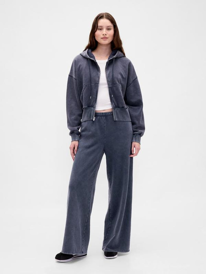 Gap Women'S Vintagesoft Baggy Wide-Leg Sweatpants