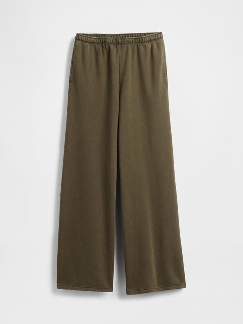 Gap Women'S Vintagesoft Baggy Wide-Leg Sweatpants