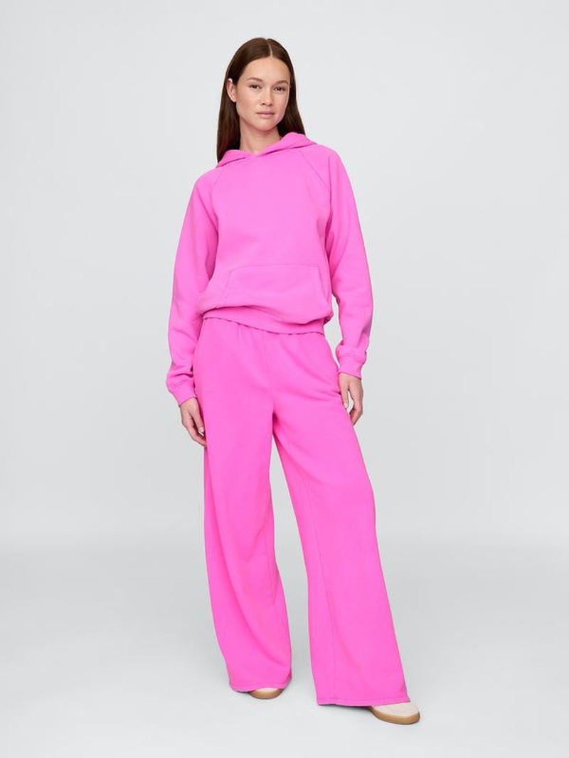 Gap Women'S Vintagesoft Baggy Wide-Leg Sweatpants