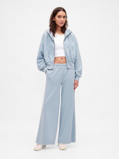 Gap Women'S Vintagesoft Baggy Wide-Leg Sweatpants