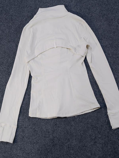 Yoga Suit Gold Zipper Version Women'S Yoga Jacket, Sports Stand up Collar Jacket, Fitness Slim Fit and Slimming Top